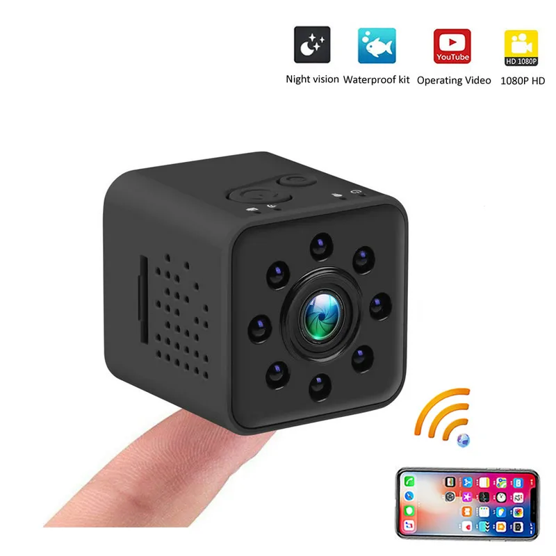 

Mini Camera WIFI Camera SQ13 SQ11 SQ12 FULL HD 1080P Night Vision Waterproof Shell CMOS Sensor Recorder Camcorder