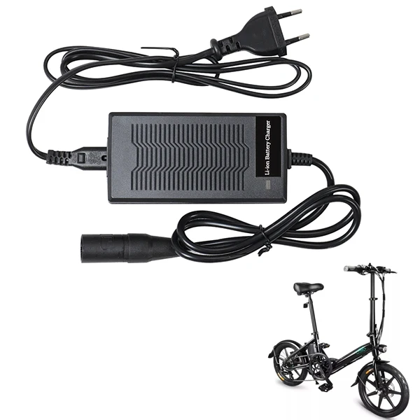 

FIIDO D3/D3S 42V 2A Folding Electric Bicycle Battery Charger Portable Electric Bike Bicycle Scooters Charger EU/US Plug