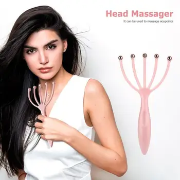 

Steel Ball Claw Massager Smooth Appearance Superb Craftsmanship Scalp Neck SPA Pain Stress Relief Equipment Head Care