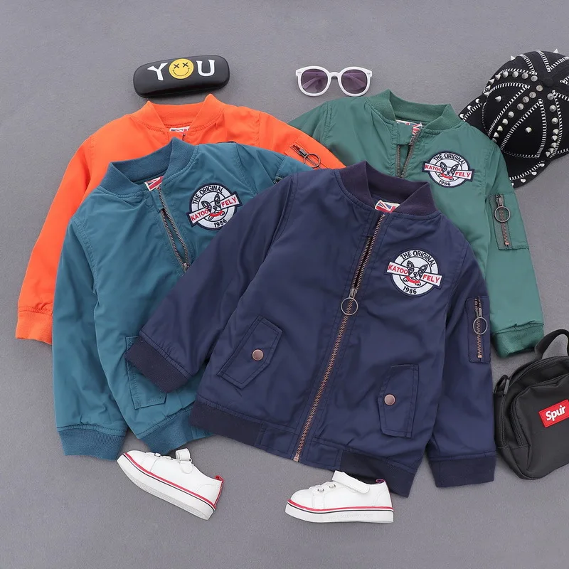 Jacket for Boys New Brand Winter Warm Coat Embroidered puppy Parkas For Teenagers Boys Thick Outwear Autumn Kids Clothes