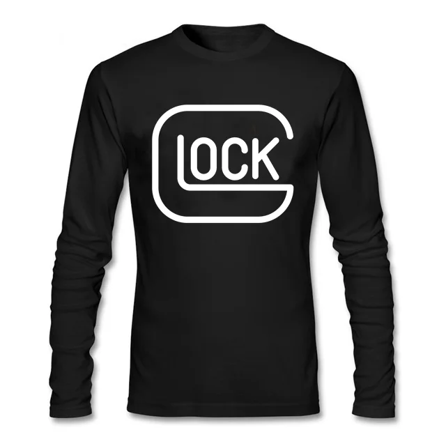 Мужские футболки Уникальный K2 Графический Glock с буквенным принтом Футболка