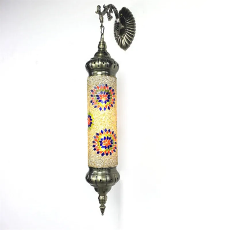 

New Mediterranean style Art Deco Turkish Mosaic Wall Lamp Handcrafted mosaic Glass romantic wall light