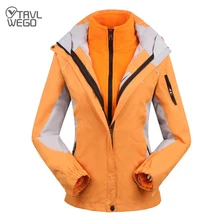Арктический свет женская зимняя Лыжная куртка однодисковое двухслойные лыжные Водонепроницаемый ветрозащитный утолщение вентиляции Пеший Туризм ткань