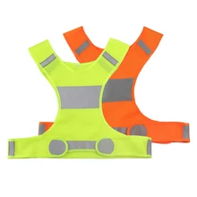 Открытый бегущий отражающий жилет для велоспорта легкий безопасный рыболовный жилет спортивная экипировка для женщин и мужчин Беговая ходьба