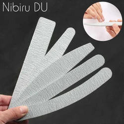 Sandpaper Nail File Lime 100/180 Double Side Sanding Buffer Block Set Grey Nail Files For UV Gel Polish Manicure Tool
