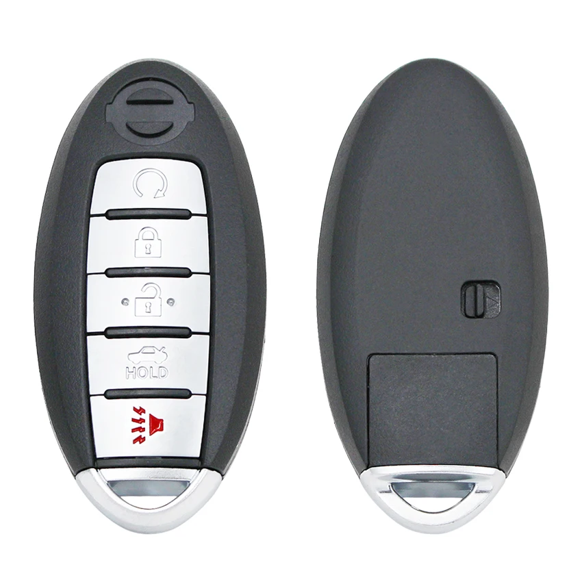 Умный ключ 5 кнопок 433mhz 4A чип для Ниссан алтима Максима Pathfinder 2013- Fcc# KR5S180144014 S180144020 с вставным ключом