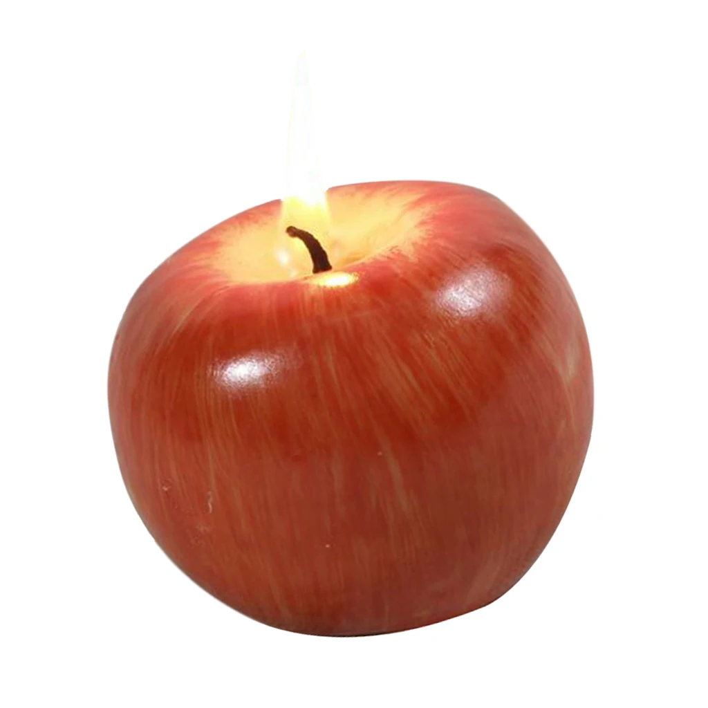 Artificial Apple Fragrant Candle for Romantic Wedding Birthday Xmas Party L | Дом и сад