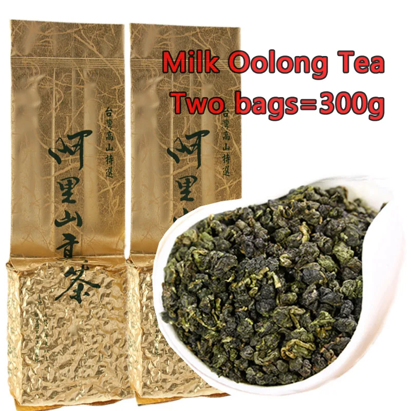 Milk Oolong Tea Alishan Tea Alpine Tea Chinese Organic Green Tea 300g