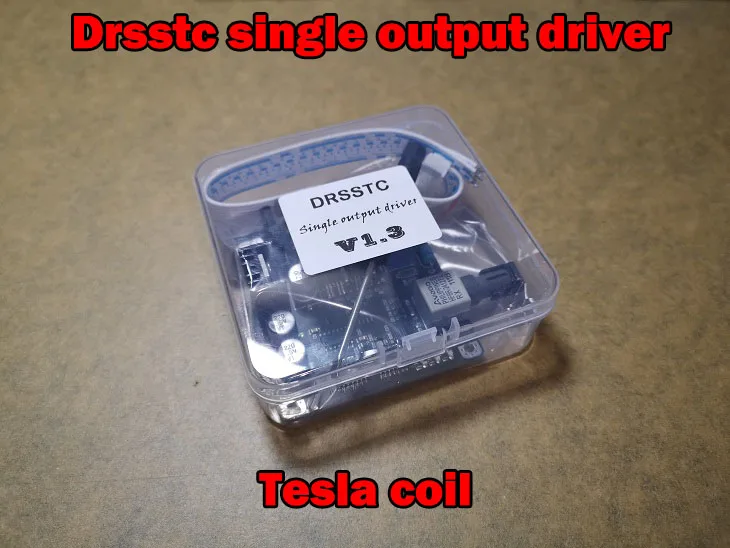 DRSSTC готовая плата модуля привода двойной резонансной катушки Тесла искусственная молния