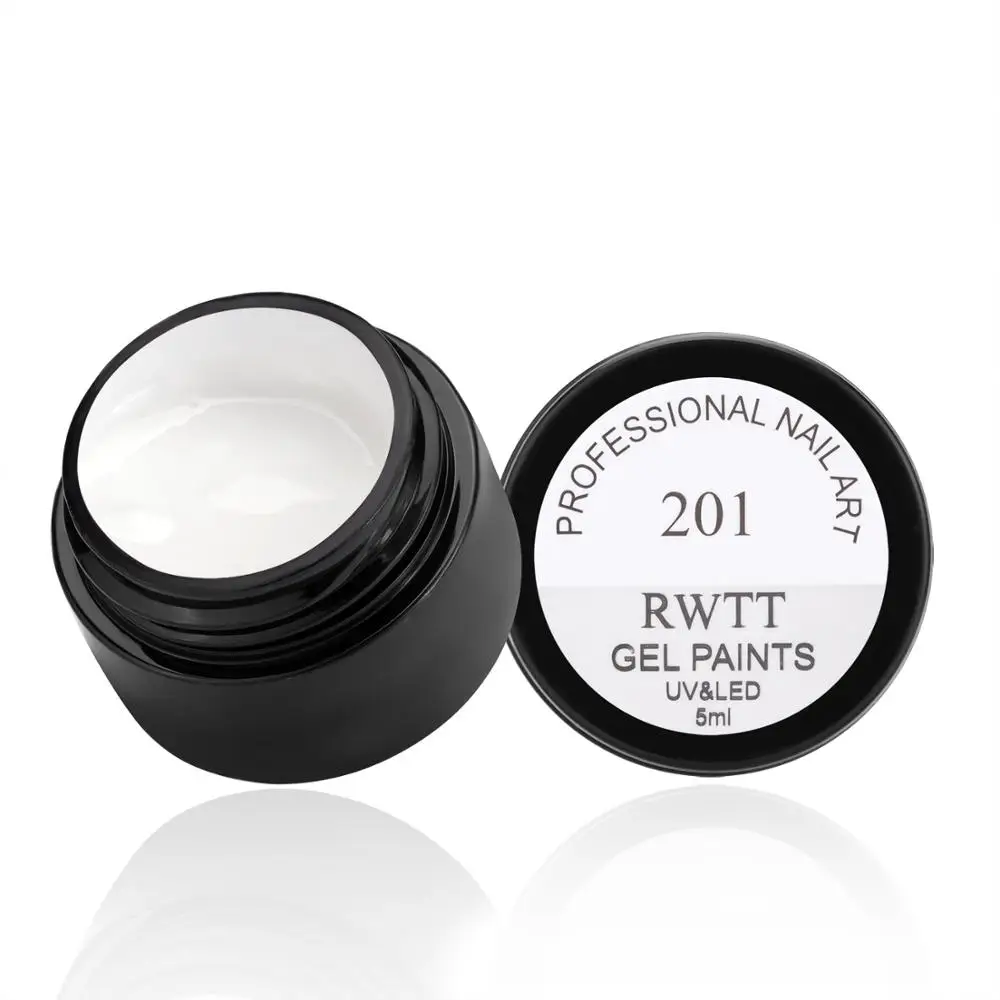 RWTT УФ-гель, дизайн ногтей, маникюрный дизайн, 50 цветов, УФ-светодиодный, впитывается, сделай сам, краска, гель, чернила, УФ-гель, лак для ногтей - Цвет: 201