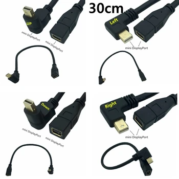 

30cm Thunderbolt Mini DisplayPort Display Port DP Male To Female Extension Cable Adapter Converter Mini DP to Mini DP