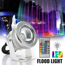 10 Вт Светодиодный прожектор RGB светодиодный свет водонепроницаемый IP68 Наружное освещение фонтан Focos Светодиодный лампа Piscina свет
