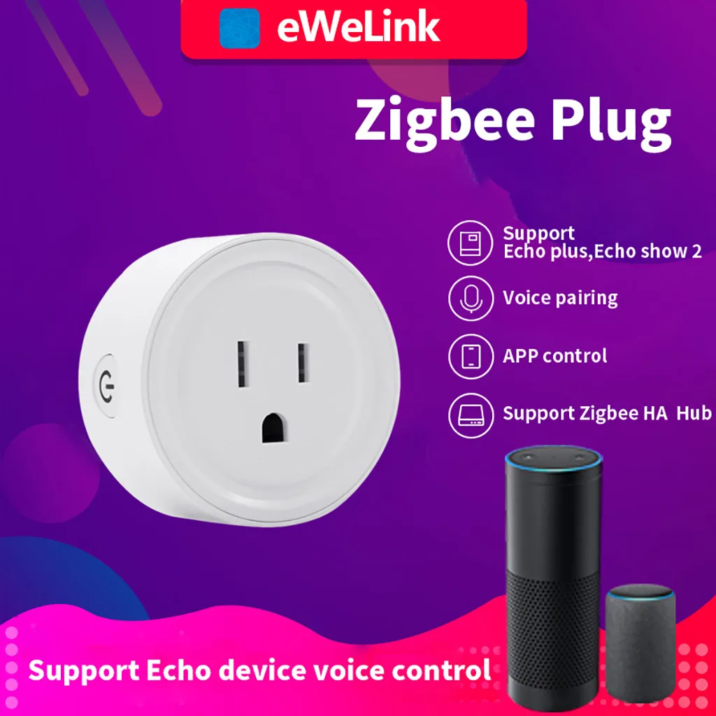 EPULA Smart Plug умная розетка США Plug Переключатель для Amazon Alexa Smart Hub приложение Управление смарт-розетка с переключателем модуль