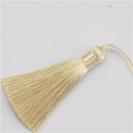 8cm Silk Tassel Pendant Accessories for Jewelry Making Satin Tassel Fringe Trim DIY Earrings Handmade Crafts Findings