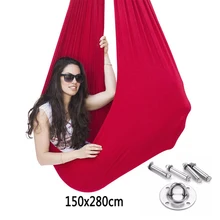 

Kids Cotton Swing Hammock for Autism ADHD ADD Therapy Cuddle Up Sensory Child Therapy Elastic Parcel Steady Seat Swing chairtoy