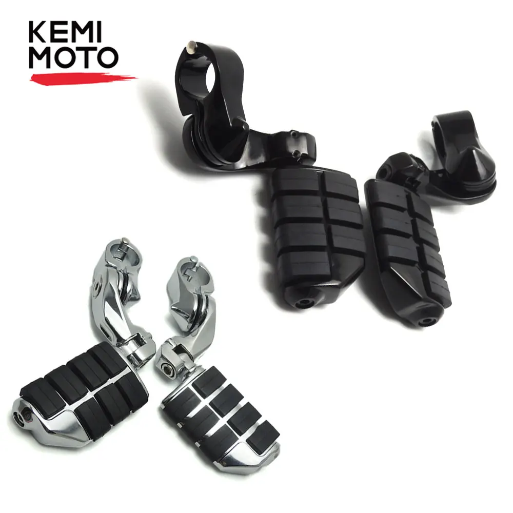 

32mm (1-1/4")(1.25") 360 degree Adjustable Short Highway Foot Pegs Foot Rests Footrest For Shadow Goldwing GL1800
