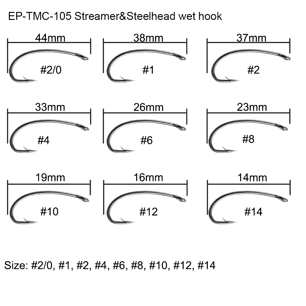 Eupheng 100 шт. рыболовные крючки серии Steelhead, лососевый камень, яйцо-жук, рыболовные крючки, приманки, Хоппер, стример, рыболовные крючки для мокрой мухи