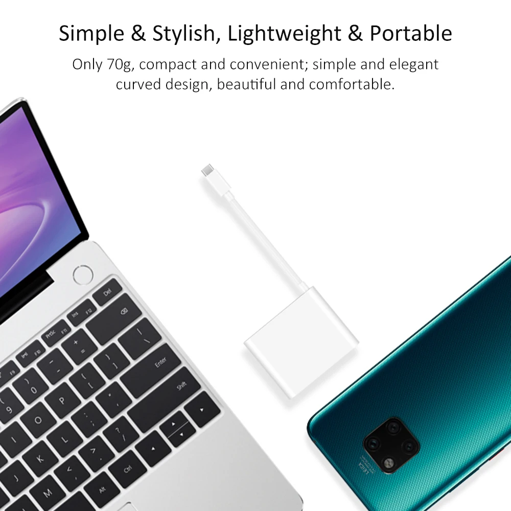 Оригинальная док станция HUAWEI MateDock 2 для телефона ноутбука Mate20 Pro X MateBook D E кабель