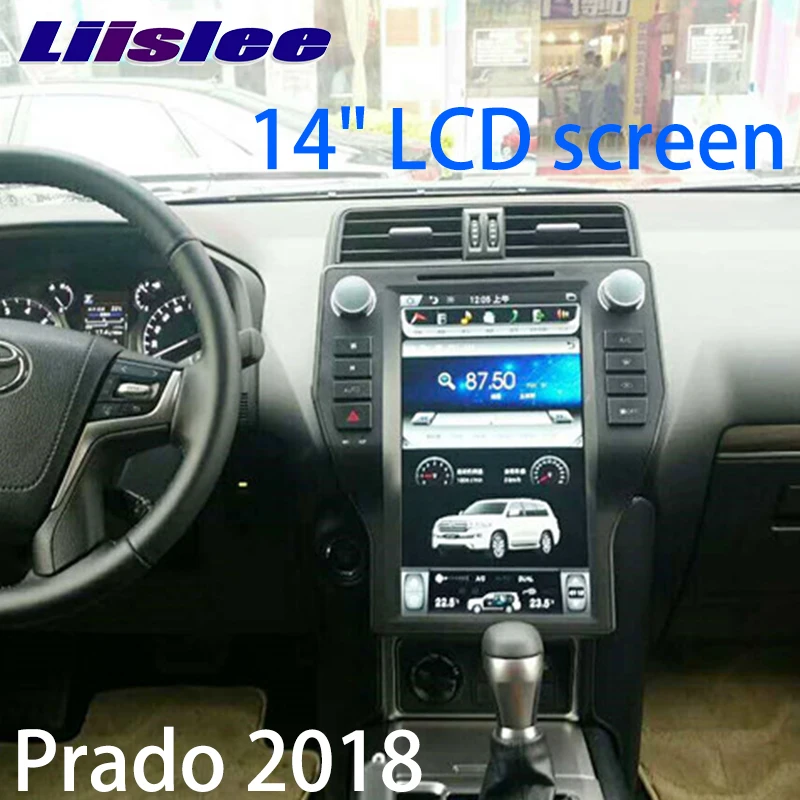 

LiisLee Автомобильный мультимедийный GPS Hi-Fi аудио Радио стерео для TOYOTA Land Cruiser Prado J150 LC150 2018 ~ 2020 стиль навигация NAVI