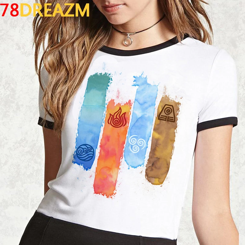 Новинка Аватар последняя футболка Airbender для мужчин Kawaii мультфильм Appa Забавный