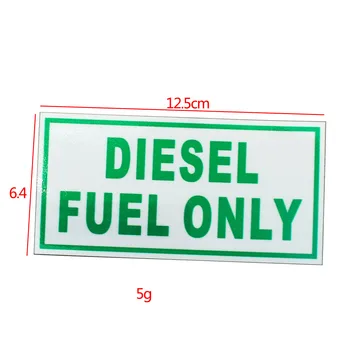 

Hot 10pcs 64x125mm Vinyl Self-adhensive Sticker Label Waterproof Signs Car Taxi Waterproof Signs for Diesel Fuel Only