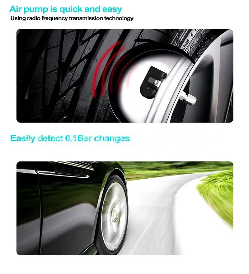 TWISTER. CK Автомобильный Bluetooth 4,0 TPMS Android IOS система контроля давления в шинах 4 внутренних датчика