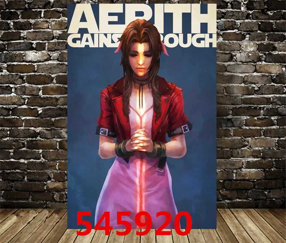Final fantasy Game poster cartoon Poster Cartoon Pictures Artwork Canvas Paintings Wall Art for Home Decor sexy anime poster