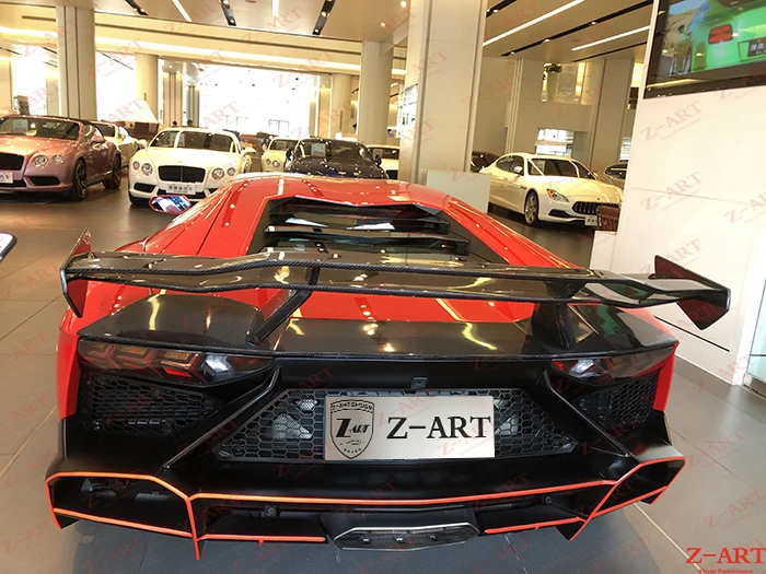 2011-2019 Z-ART для Aventador углеродного волокна задний спойлер из заднее крыло LP700 LP720 |