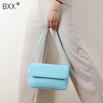 

[BXX] Small Corduroy Bags for Women 2020 Winter Branded Shoulder Handbags and Purses Female Trending Lux Trend Hand Bag 8A032