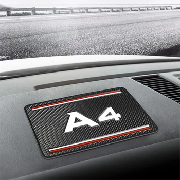 

19x12cm Car Dashboard Sticky Anti-Slip Silicone Mat Auto Non-Slip Sticky Gel Pad For AUDI A4 A5 A7 A8 Q3 Q5 Q7 Car Styling