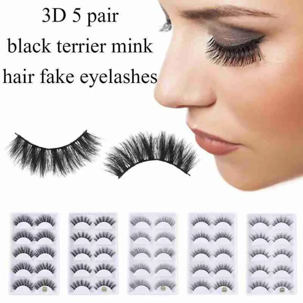 Brand F810 F820 F830 F840 F850 Price 5 Models 5pais Eyelashes Pairs Makeup 3D Mink With Box | Красота и здоровье
