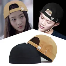 Men Sailor Cap Adjustable Landlord Breathable Brimless Skull Loop Beanie Hat Solid Men Hat Summer Women's Hats