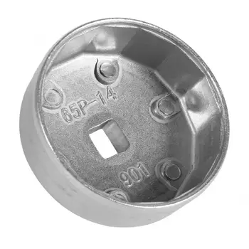 

Gas Fuel Gasoline Oil Filter 14 Flutes 65mm Oil Filter Wrench Cap Tool 901 Aluminum Cap Oil Filter Housing Tool Remover Cap