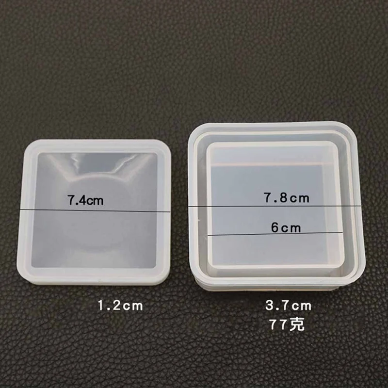 3 Transparent Silicone Mould Necklace Lanugo Mold Resin Decorative Craft DIY Hexagonal Storage Box Epoxy Resin Molds For Jewelry - Цвет: 3