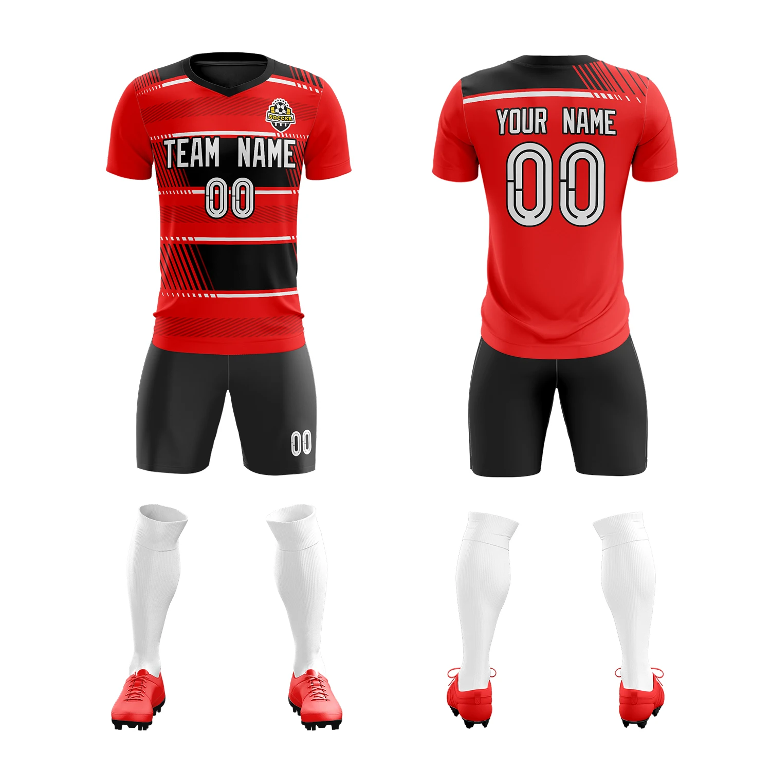 Custom Voetbal Jerseys Wereld Volwassenen Jerseys Voetbal Trainingspak  Voetbal Jersey Set Sportkleding Team College|Voetbaltruien| - AliExpress