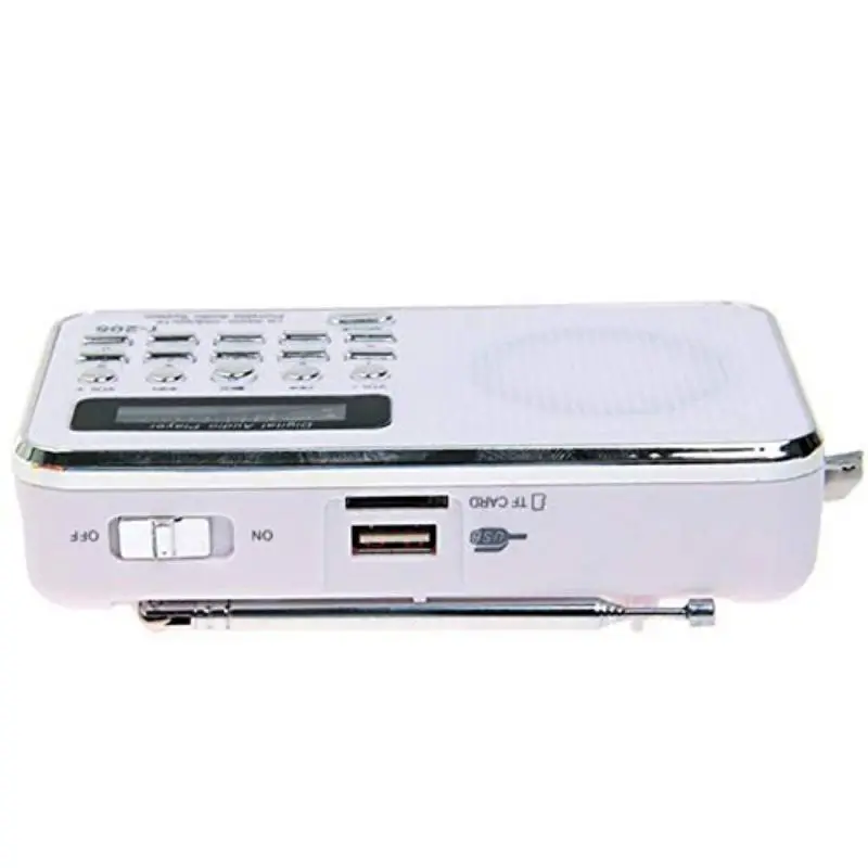 T-205 Portable FM Radio Digital LED MP3 Player Speaker Support TF/SD Card