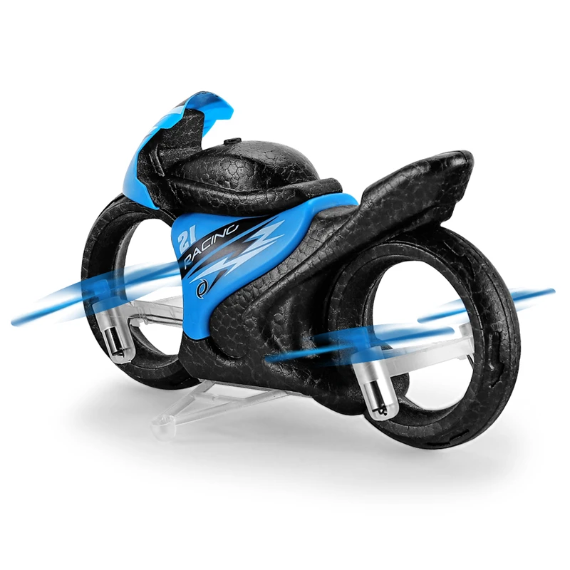 Eachine E021 2-In-1 Land/Air Mode Flying High Speed Motorcycle One Key Switch Stunt 2.4G RC Drone Intelligent Kid Toy Quadcopter
