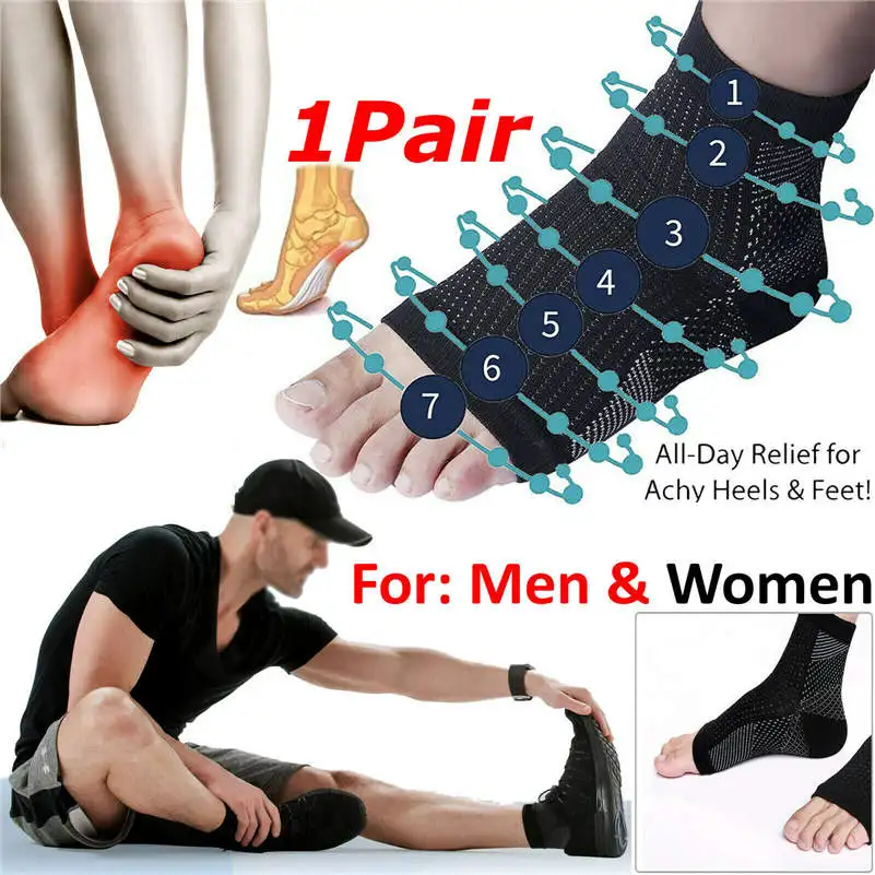 

Dr Sock Soothers Socks Anti Fatigue Compression Foot Sleeve Support Brace Sock