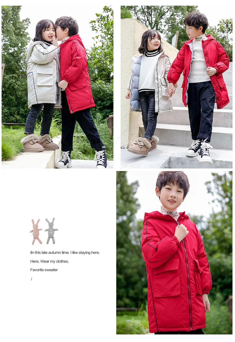 Girls Jackets Kids Boys Coat Children Winter Outerwear Coats Casual Baby Girls Clothes Autumn Winter Parkas Fashion Clothing