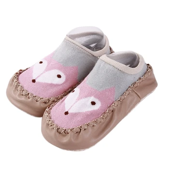 

Baby Shoes Floor Socks Infant Toddler Cartoon Animal Indoor Non-Slip Thick Soft DXAD