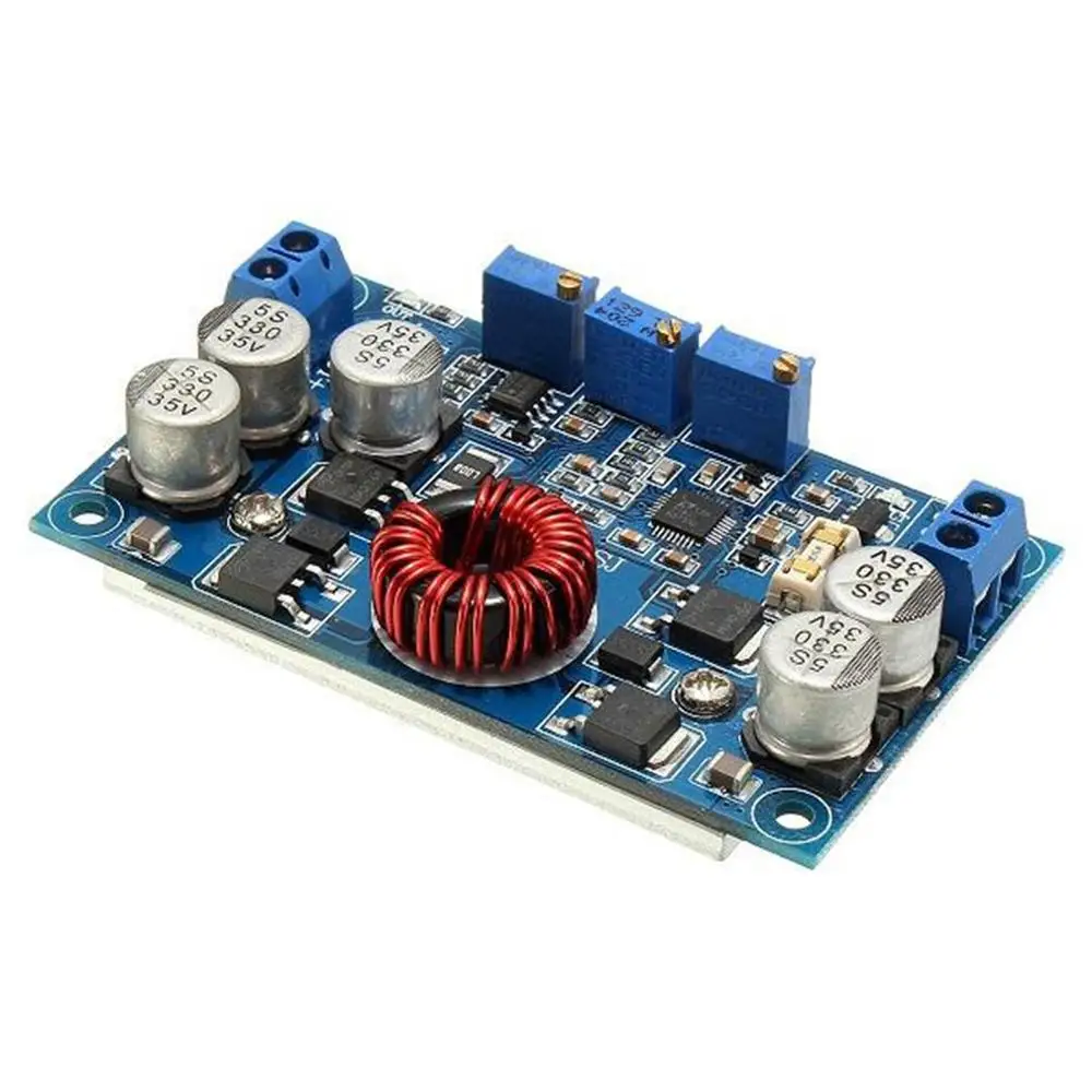LTC3780 DC 5 V-32 V постоянного тока до 1 V-30 V 10A Регулируемый автоматический понижающий Регулятор модуль Buck-boost модуль с Алюминий пластина