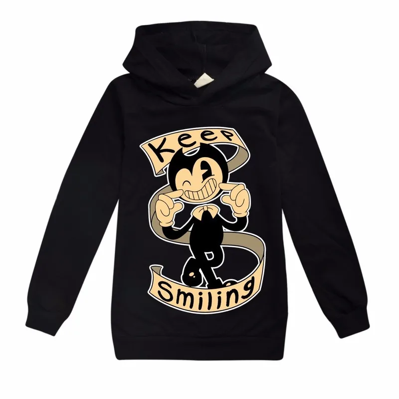 Бенди и машина чернил хлопковые топы с длинными рукавами для мальчиков