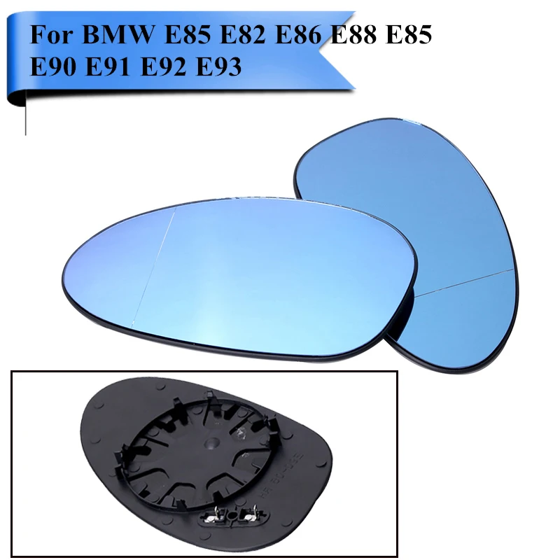 

2pcs Auto Side Heated Wing Mirror Glass Driving Shade Set For BMW E82 E90 E91 E92 E46 Car Exterior Parts Decors