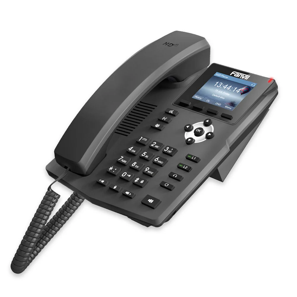 Fanvil X3S IP телефон SOHOIP телефон промышленности телефон 2 SIP линии HD голосовой POE с поддержкой наушников Smart Deskphone