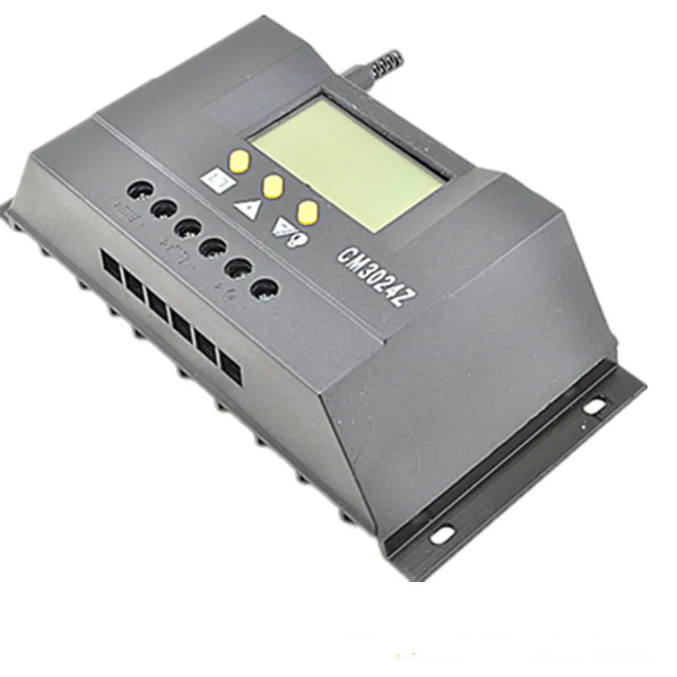 CM3024Z 12V24V30A Солнечный контроллер ЖК-жидкокристаллический ток дисплей Солнечный контроллер зарядки