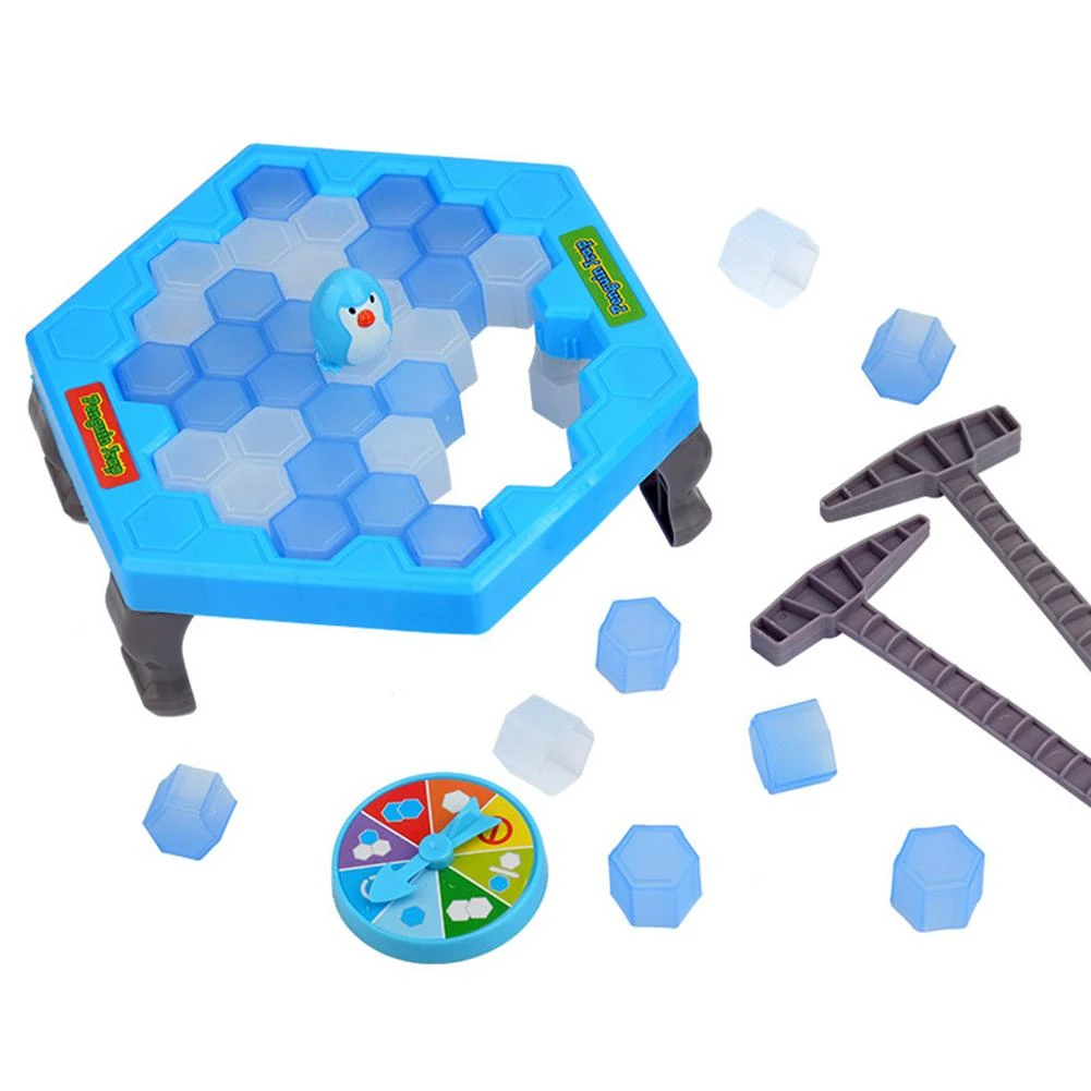 Juego de rompecabezas de hielo para niños y padres, juego interactivo de  mesa con bloques de hielo para romper, trampa de martillo, juego de mesa,  trampa para pingüinos, Save The Penguin|Juegos de