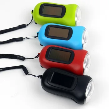 

Mini Flashlight LED Solar hand flashlight Super Bright Waterproof Torch Pocket Work Light Emergency Lighting Camping led lamp