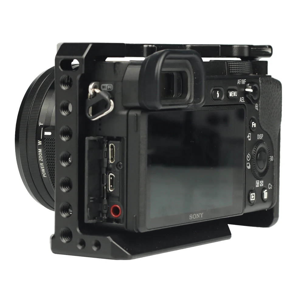SETTO A6400 камера клетка для sony Alpha A6400 функция камеры с 1/4 3/8 резьбовыми отверстиями для Vlog DIY видео