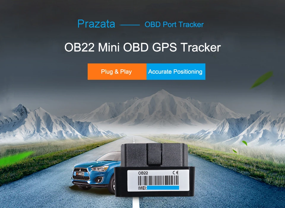 Компактный OBD 2 gps трекер локатор OBD разъем отслеживания установка отключение питания гео-забор сигнализация Управление парком