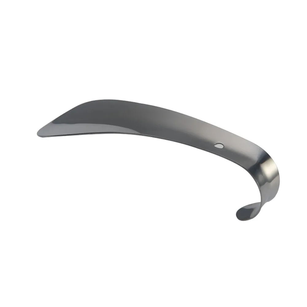 Прочный Shoehorn из нержавеющей стали Pull твердый Простой дом питания для пожилых людей ношение инструмент профессиональная обувь подъемник аксессуары - Цвет: Серебристый